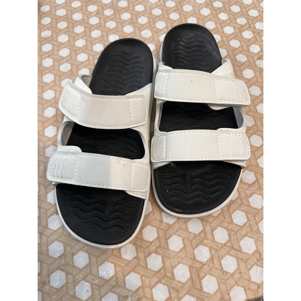 Native White Slides Size C13 Girls Kids